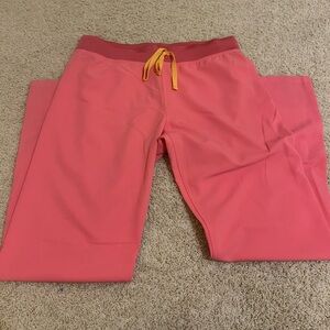 Figs Neon Pink Livingston Pants